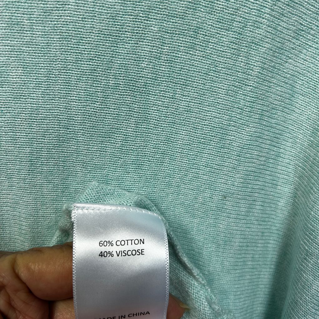 Sussan Mint Green Cotton Top - Size XXL