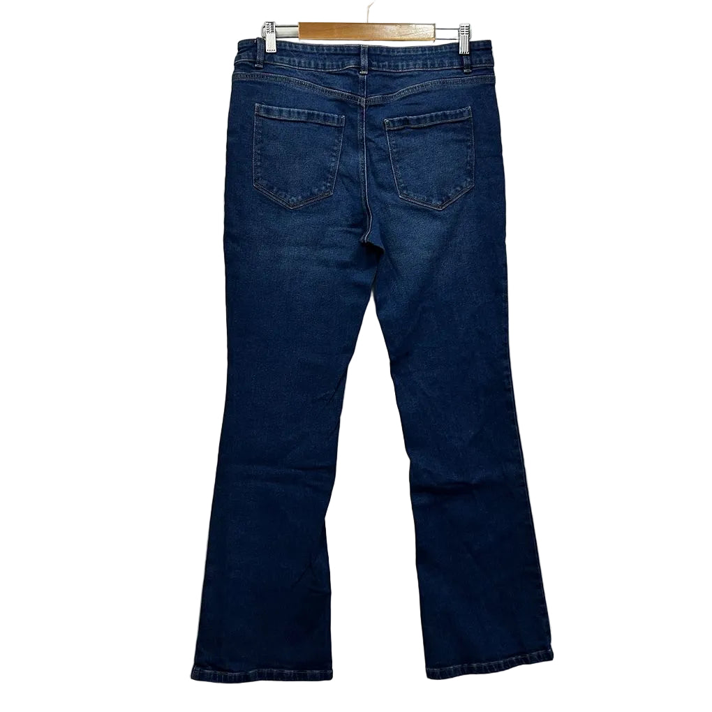 Anko Blue Boot Mid Rise Jeans - Size 16
