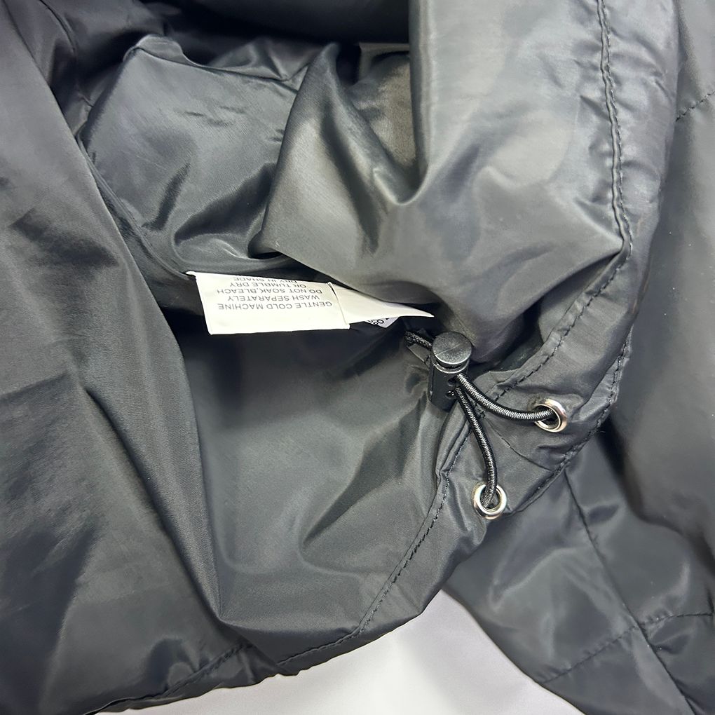 Dissh Black Puffer Cropped Jacket - Size 14