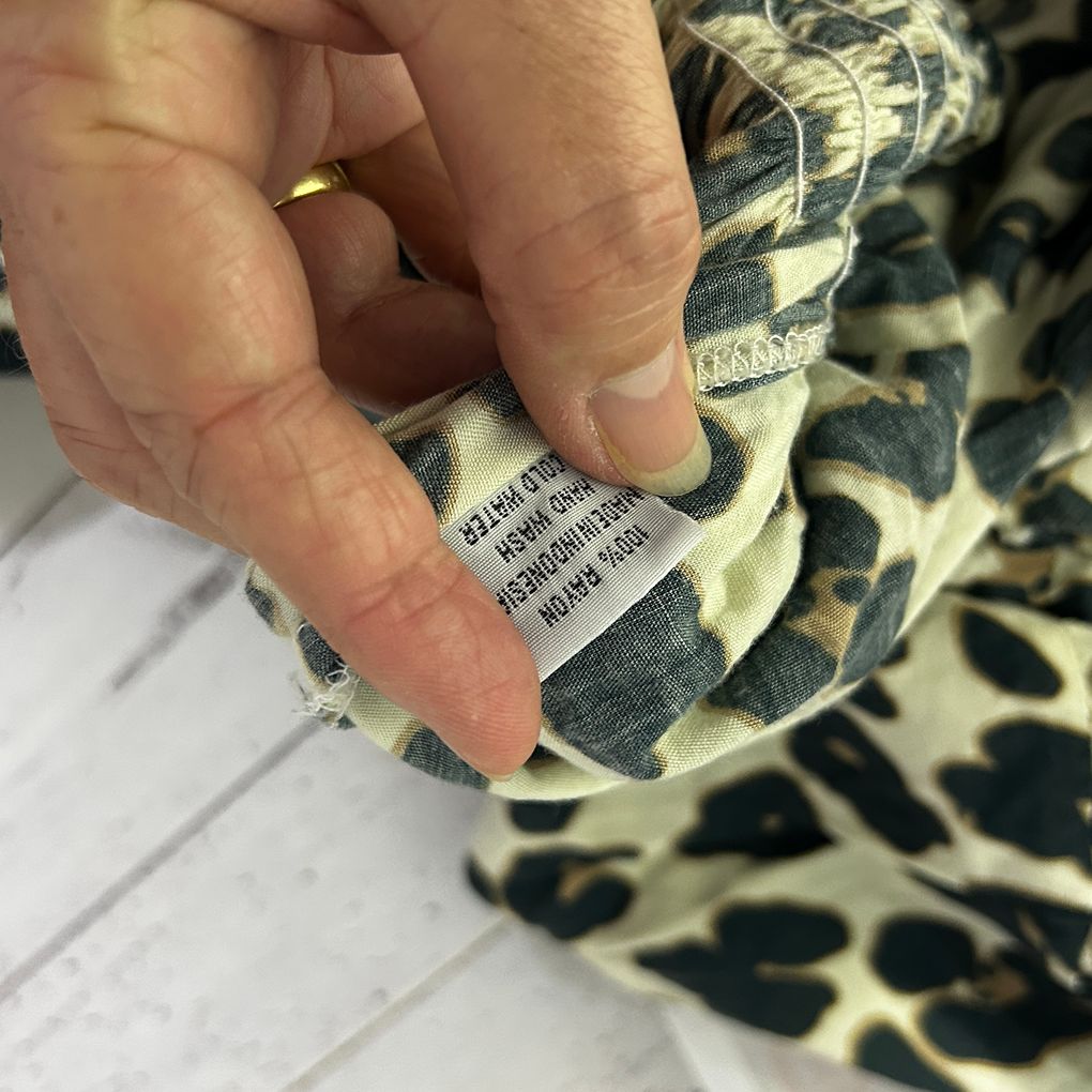 Sundrenched Cream Leopard Print Hi Low Maxi Skirt - Size 8-16