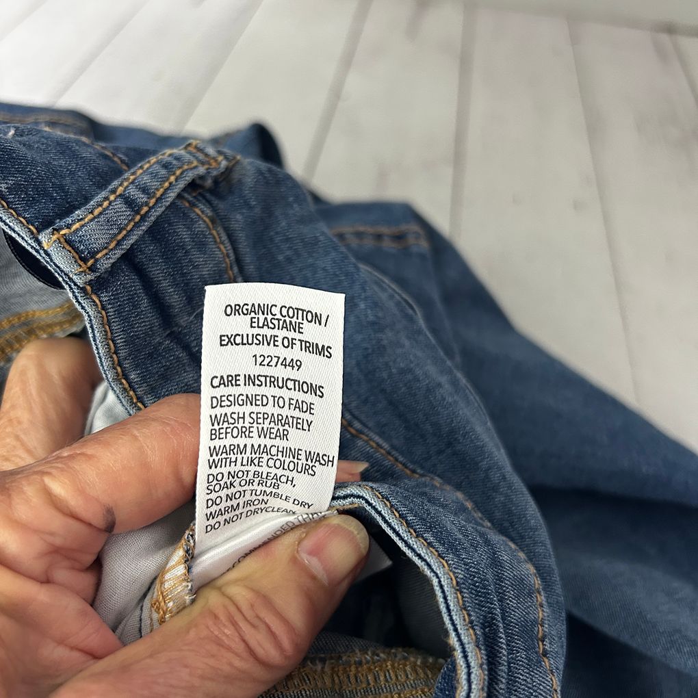 The 1964 Denim Company Blue Gracie Girlfriend Jeans - Size 14