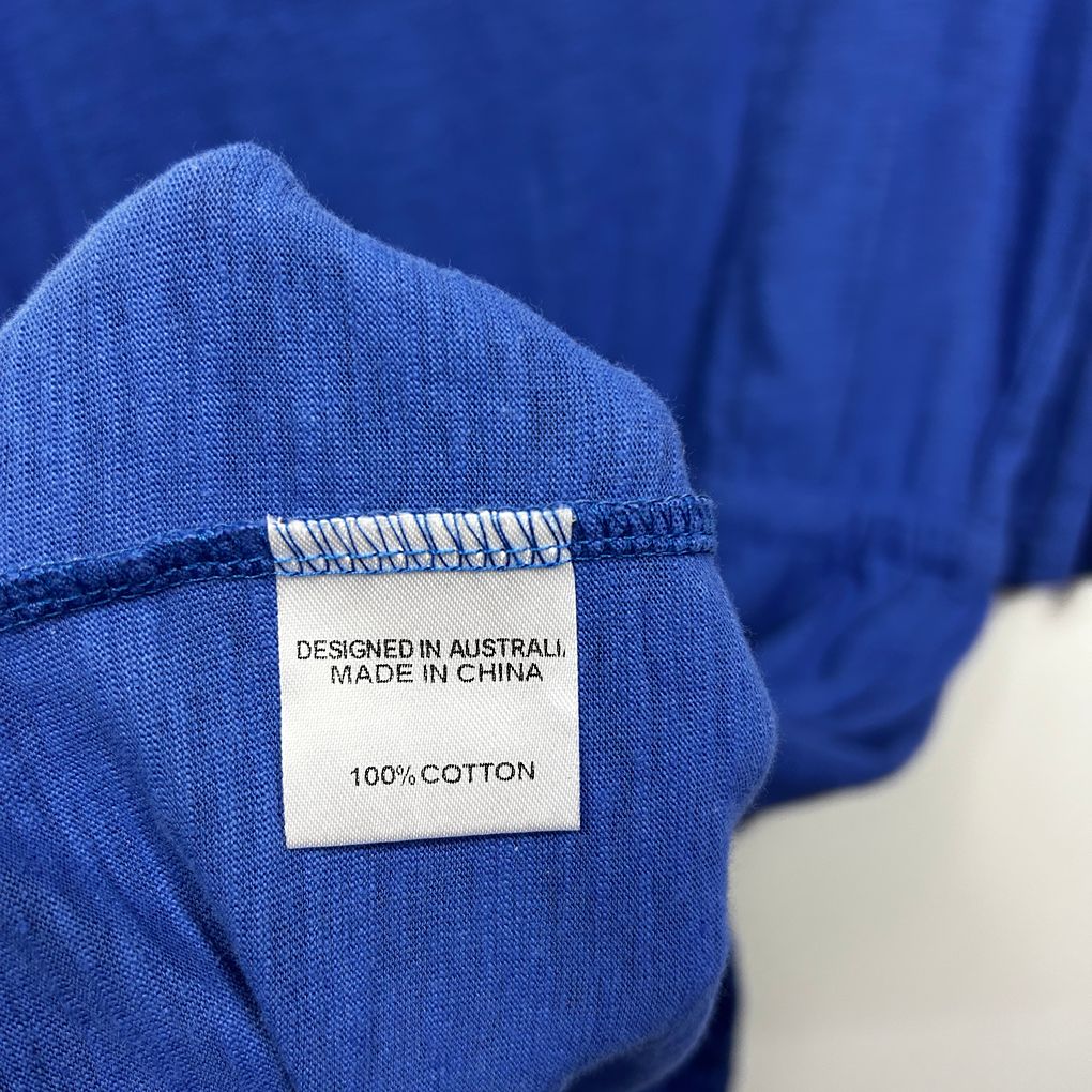 Angel Maternity Blue Cotton Dress - Size XL