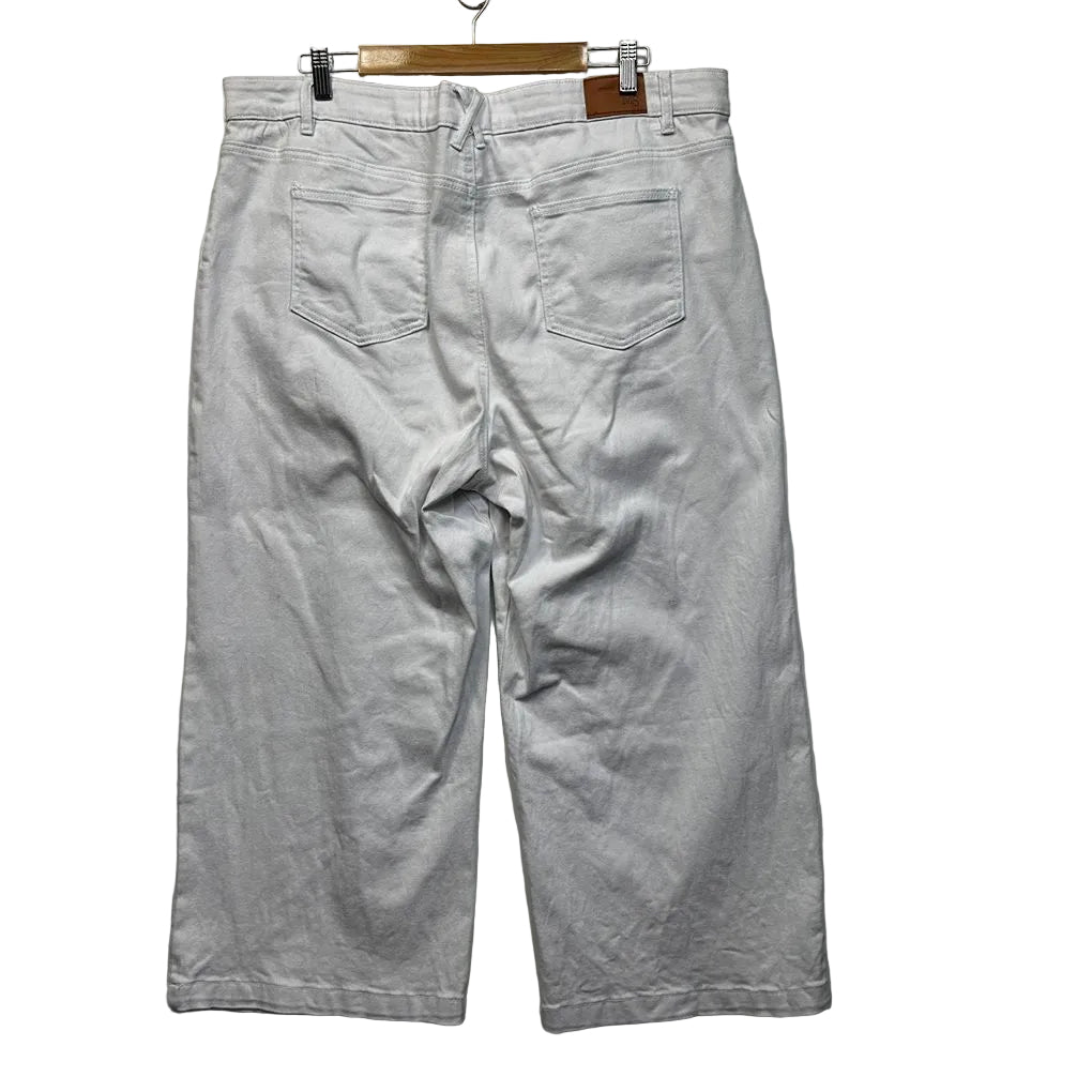 Rockmans White Plus Size Jeans - Size 20