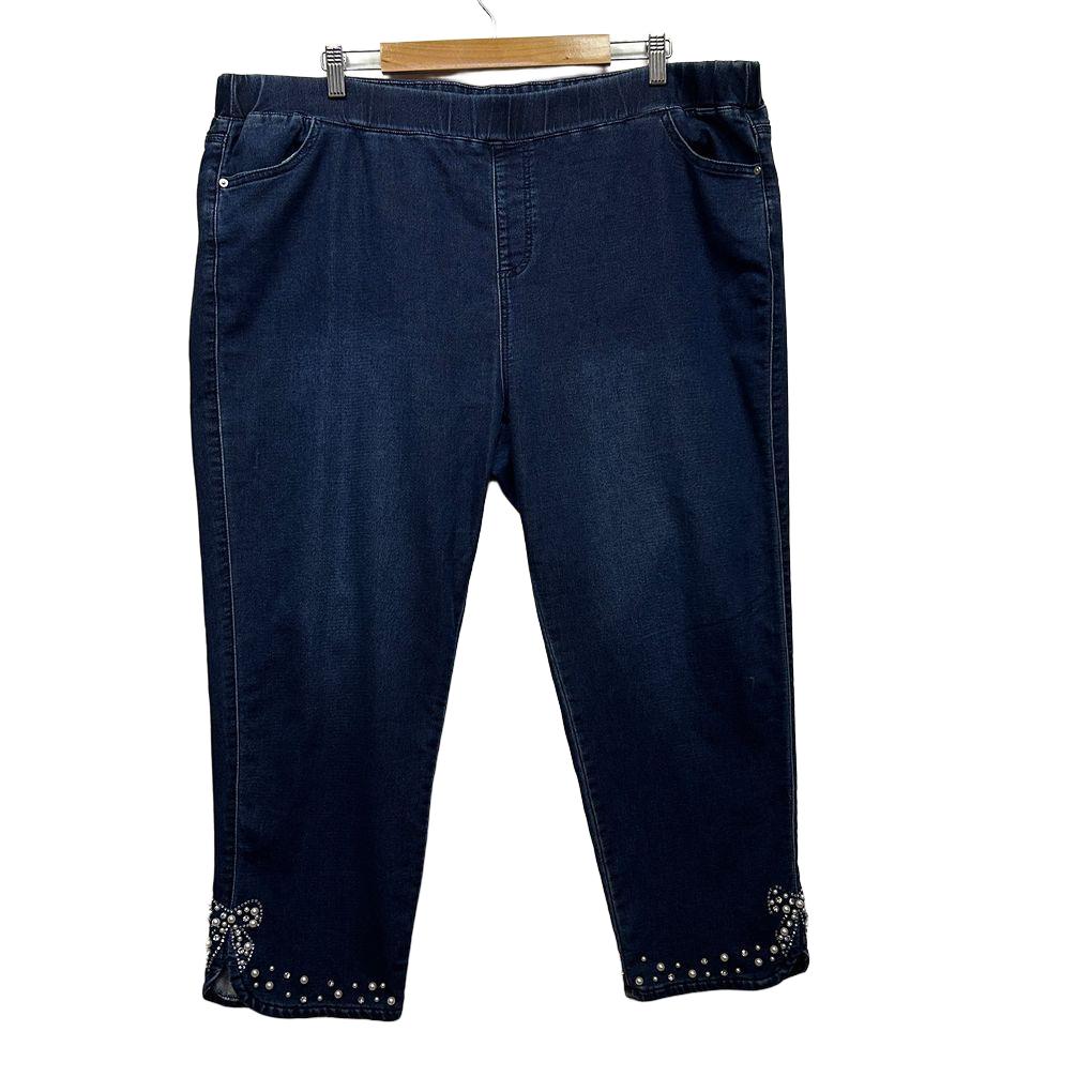 Virtuelle Embellished Jeans - Size 22
