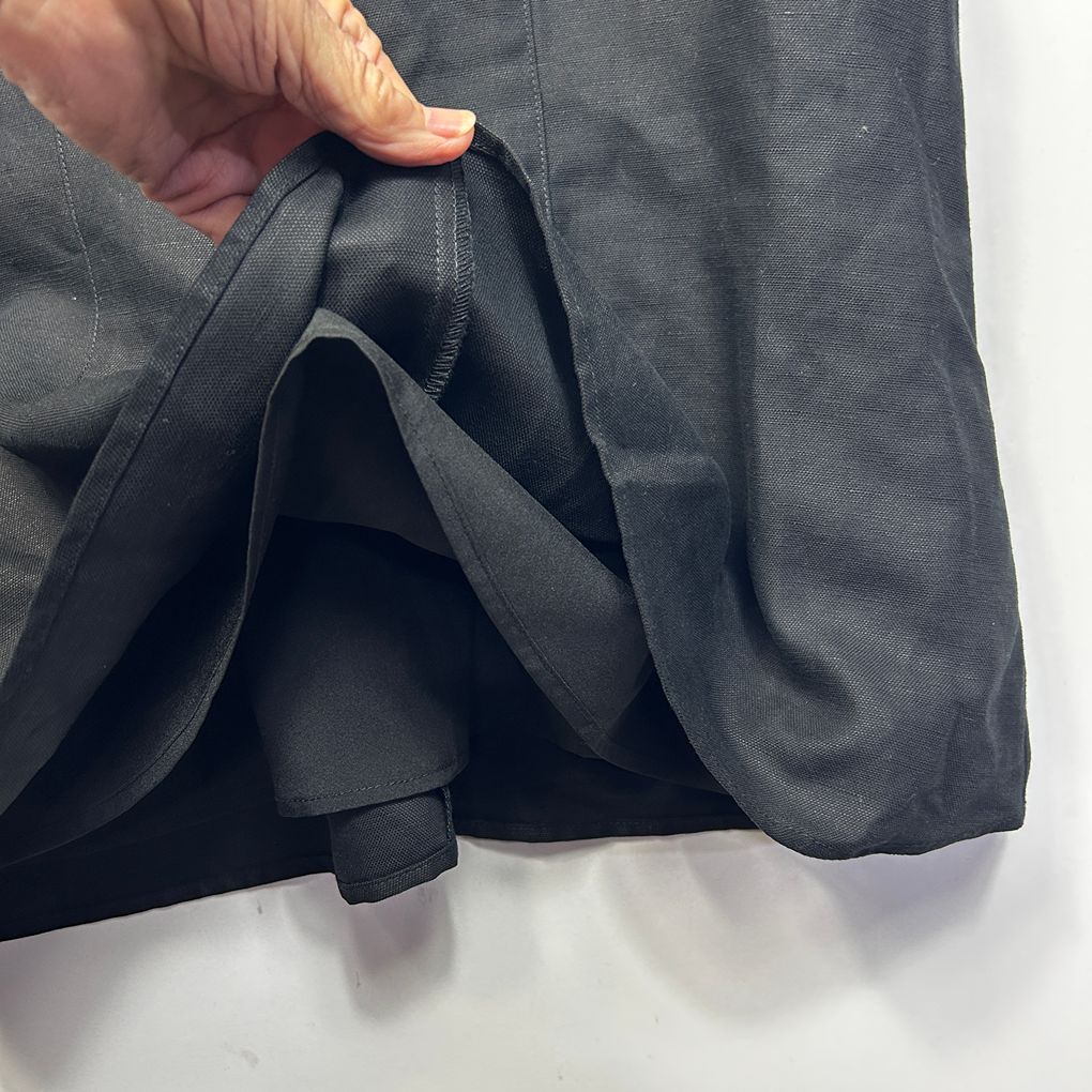 Preview Black Linen Sleeveless Top - Size 18
