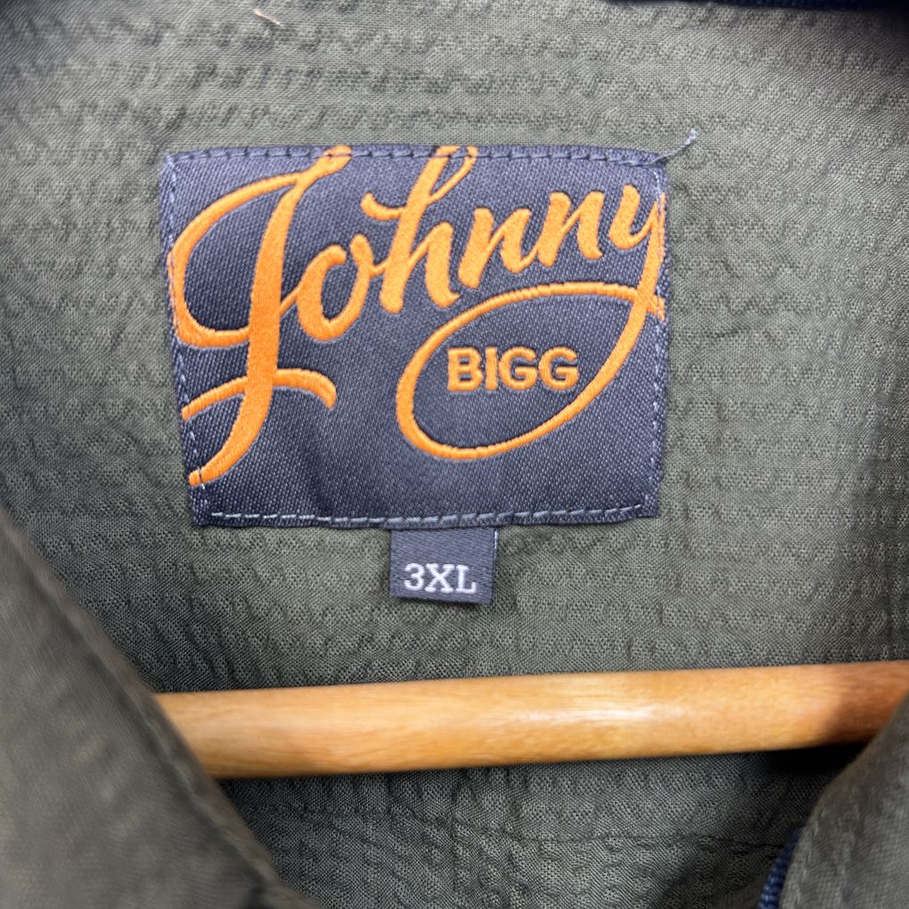 Johnny Bigg Olive Long Sleeve Cotton Mens Shirt - Size 3XL