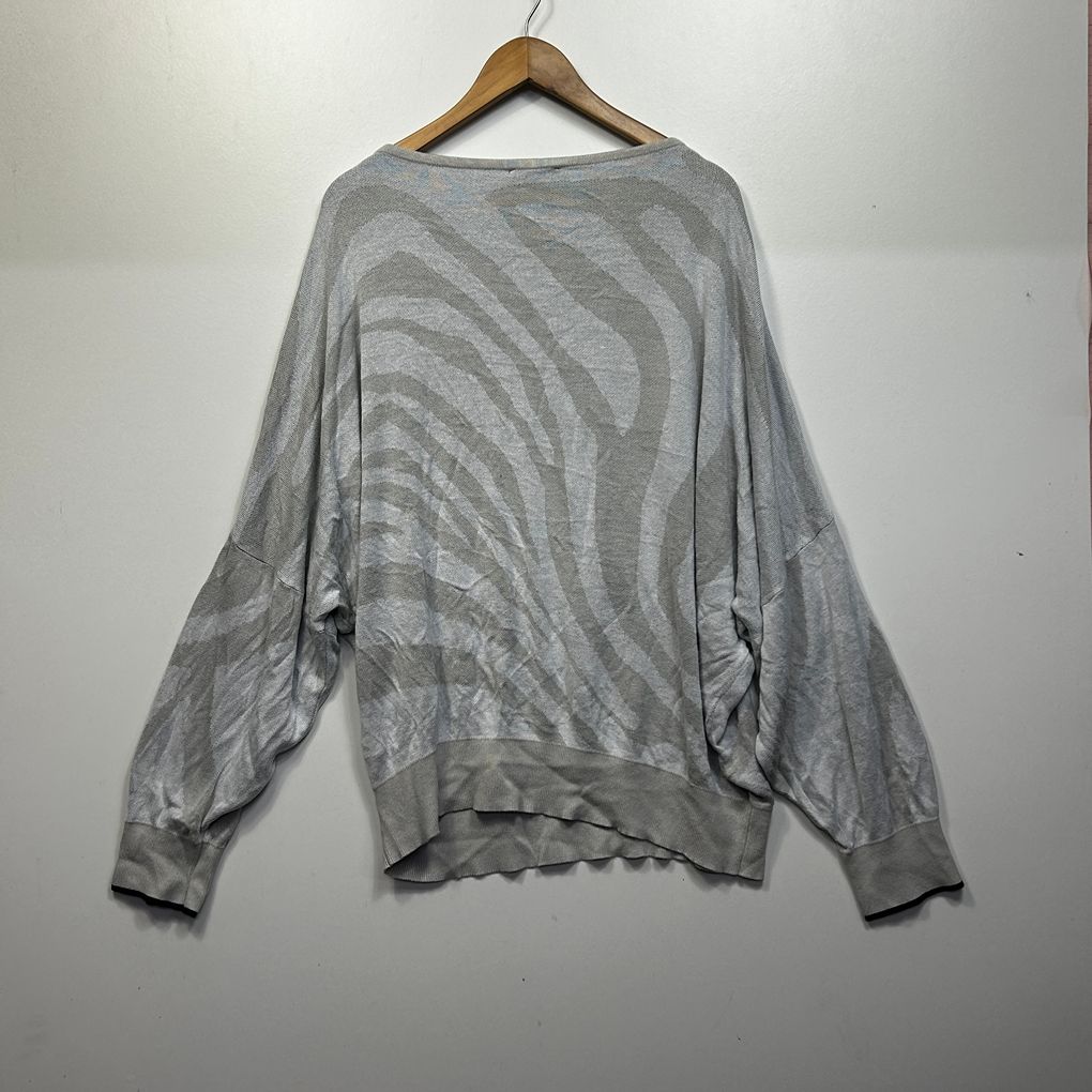 Autograph Grey Print Top - Size 24/XXL