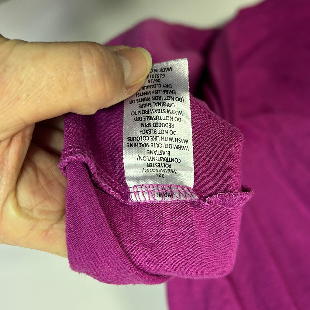 Belle Curve Magenta Top - Size 22