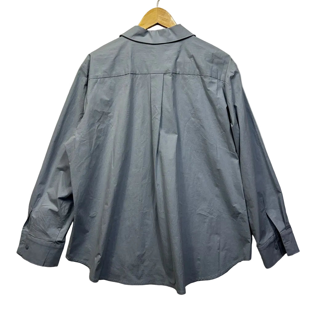 Styling You The Label Blue Cotton Shirt - Size 18