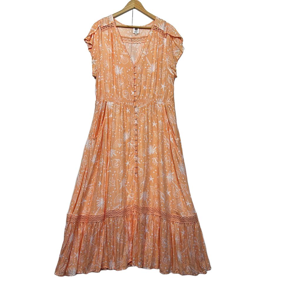 Rivers Print Dress - Size 20