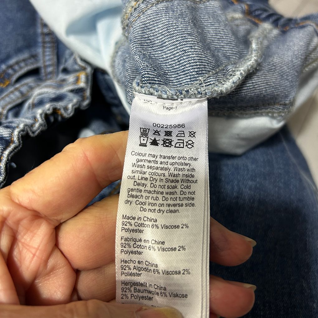 City Chic Harley High Rise Ankle Grazer Blue Jeans - Size 26