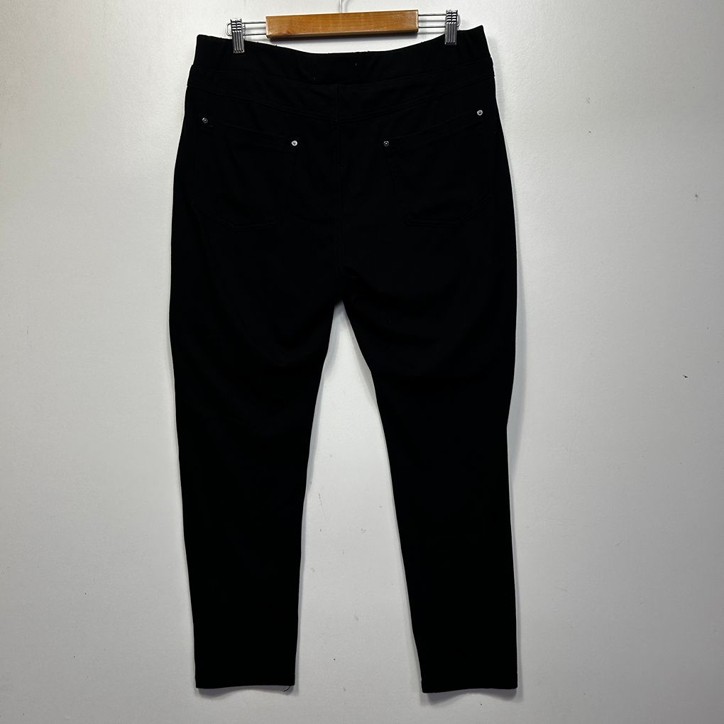Virtuelle Black Cotton Pants - Size 18