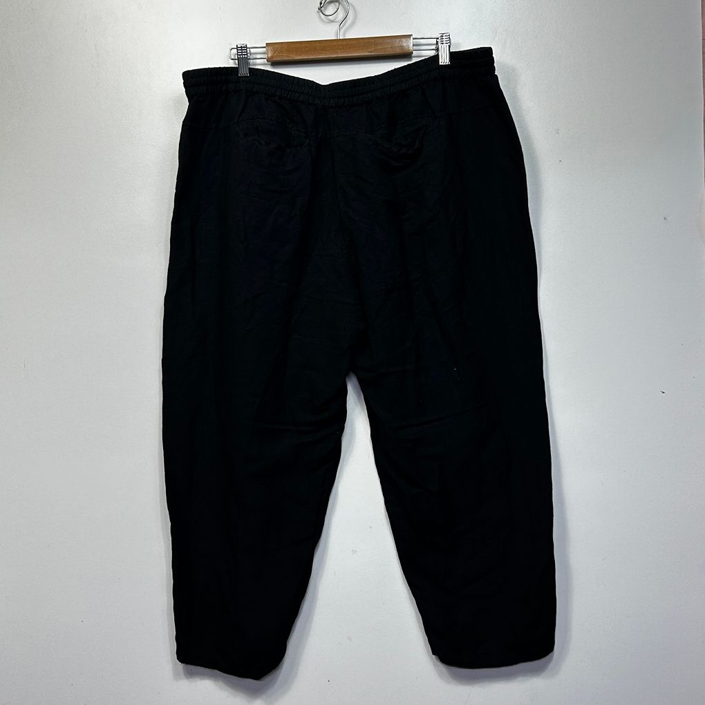 Regatta Black Linen Pants - Size 18