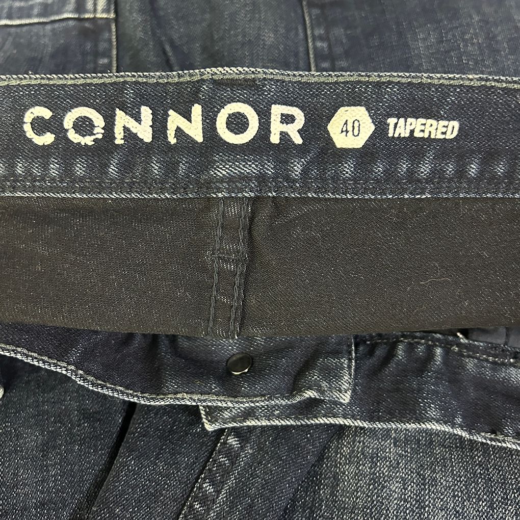 Connor Navy Tapered Mens Jeans - Size 40