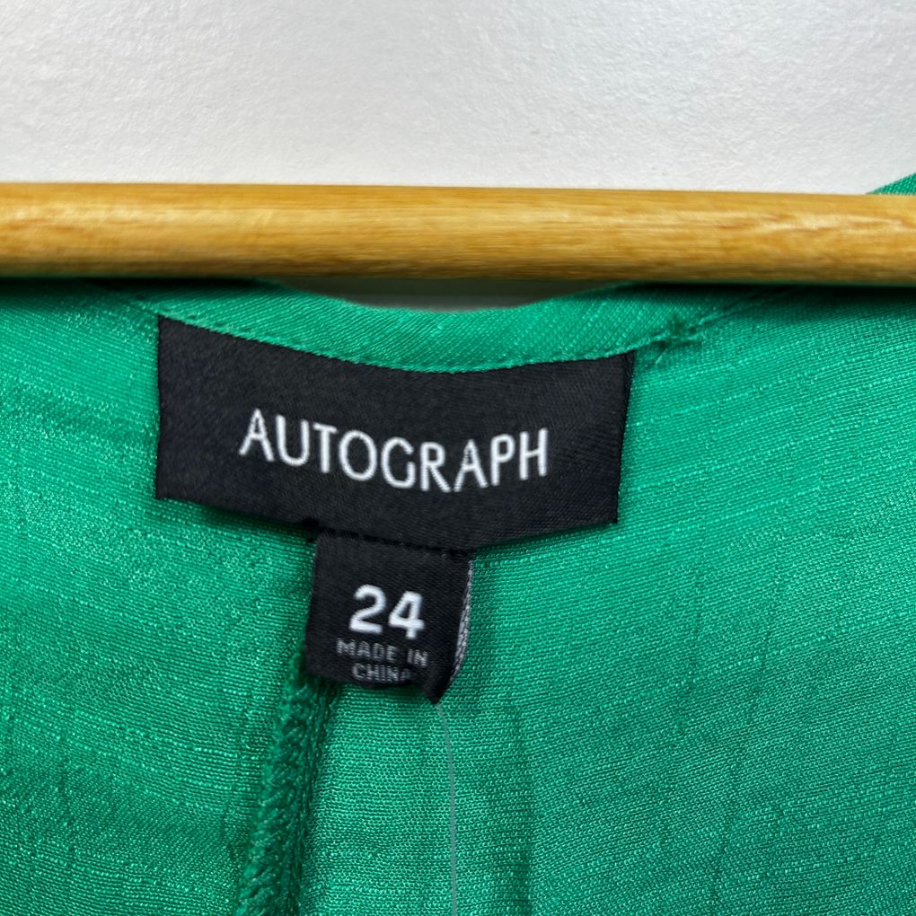 Autograph Green Top - Size 24