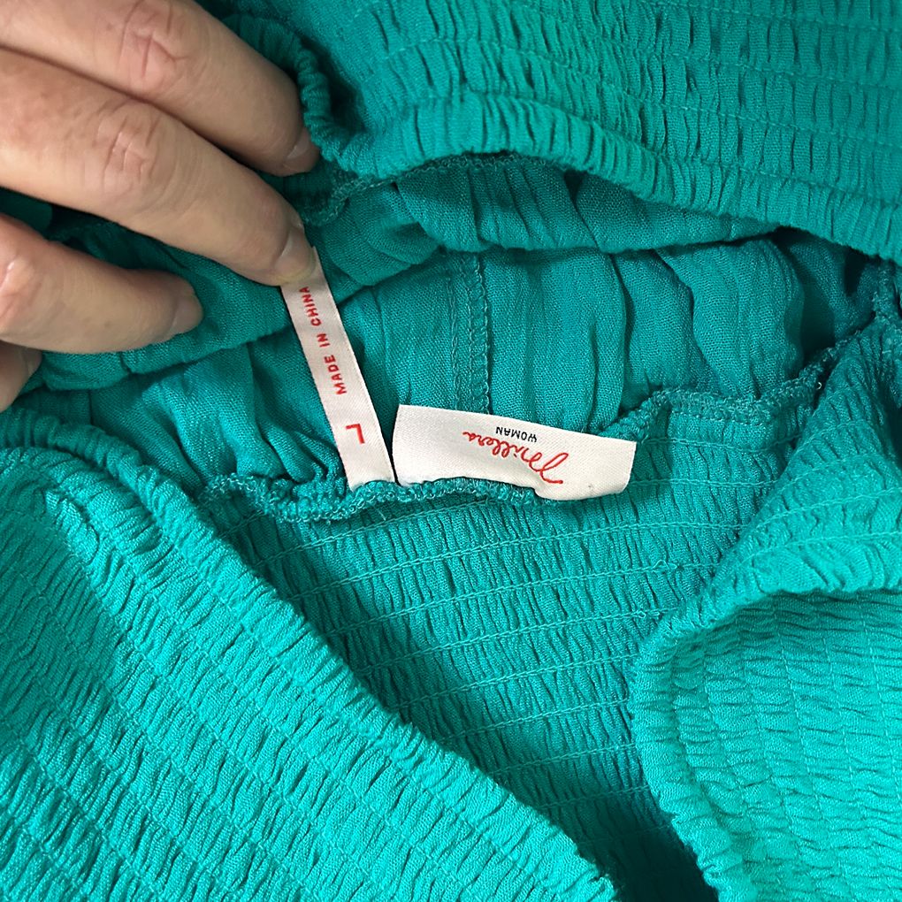 Millers Teal Skirt - Size L