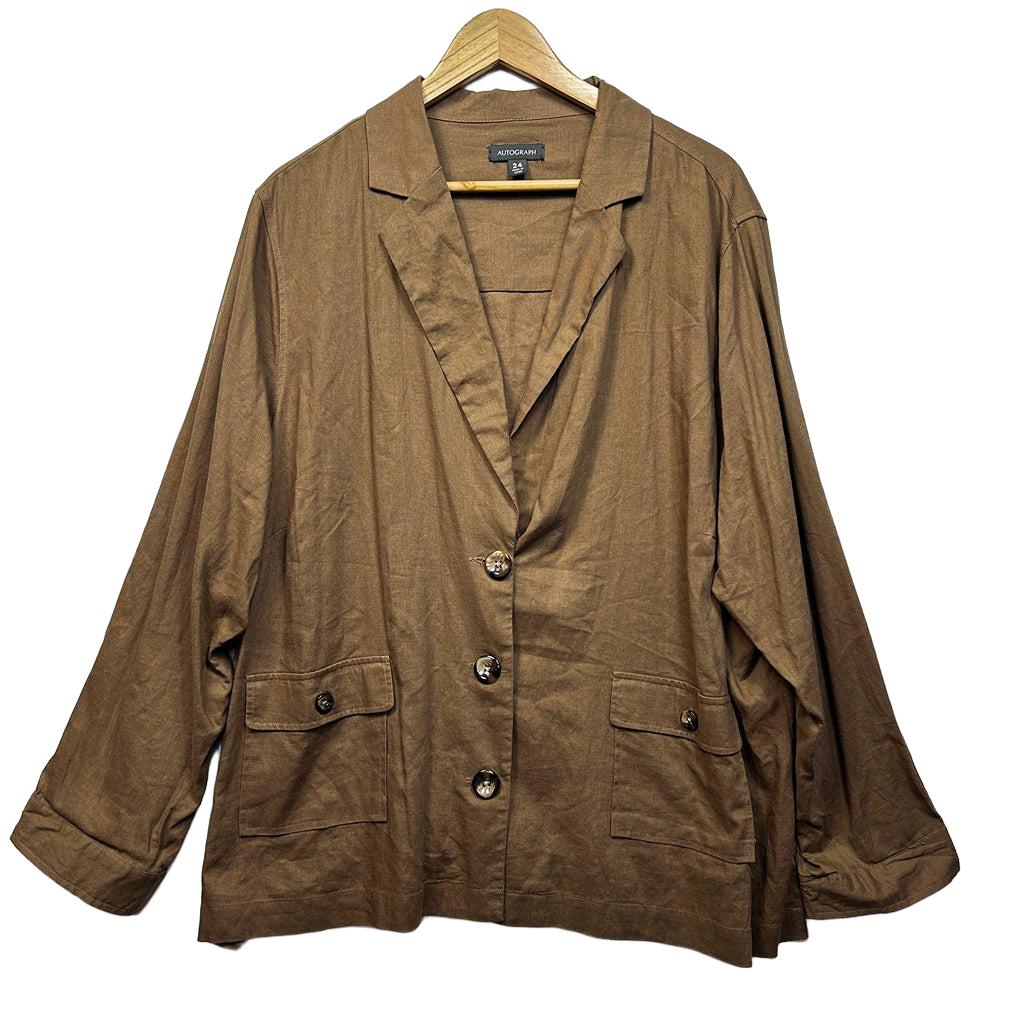 Autograph Tan Jacket - Size 24