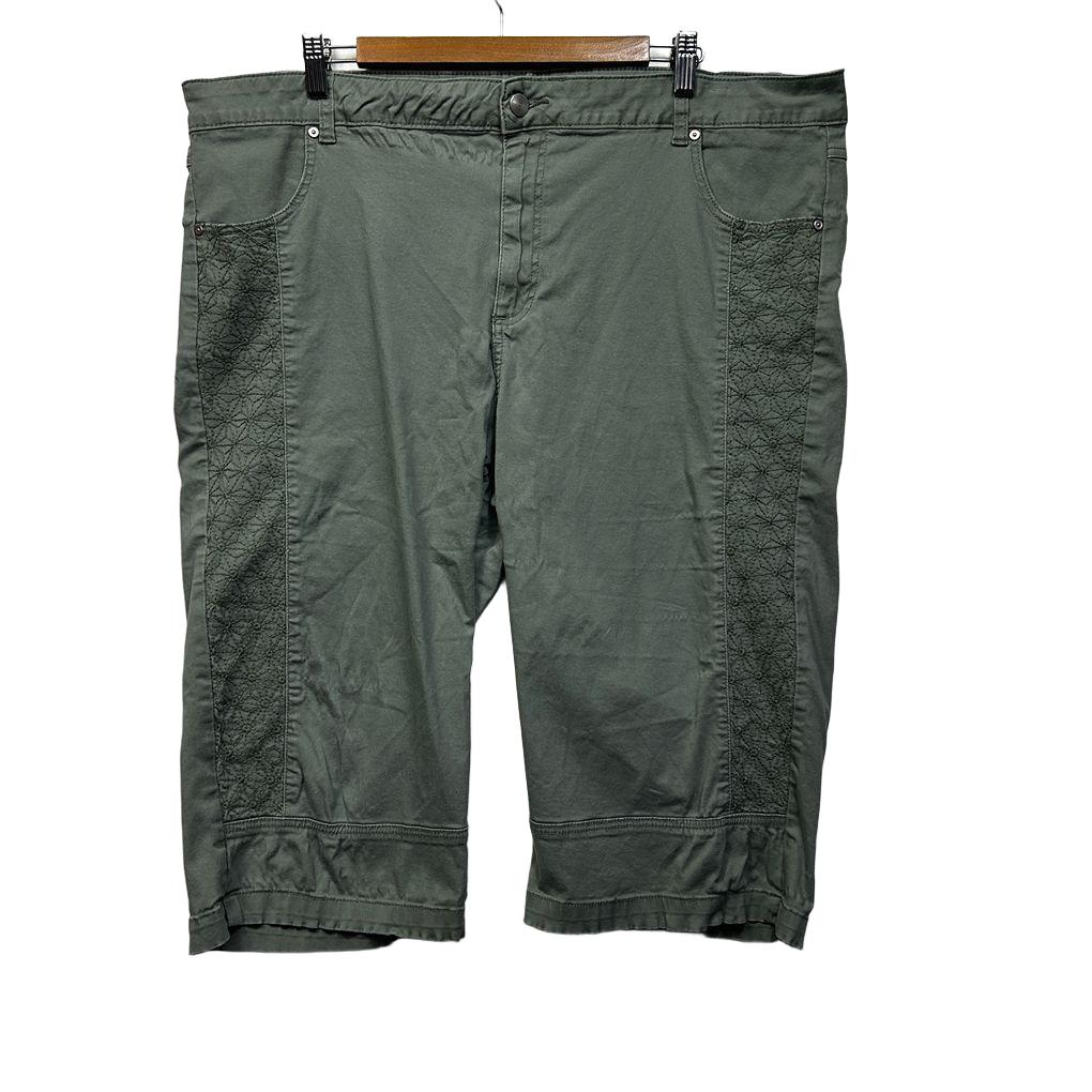 Virtuelle Khaki Cropped Pants - Size 22 (Fault)