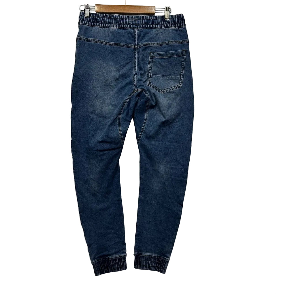 Target Blue Slim Full Length Denim Joggers - Size 16