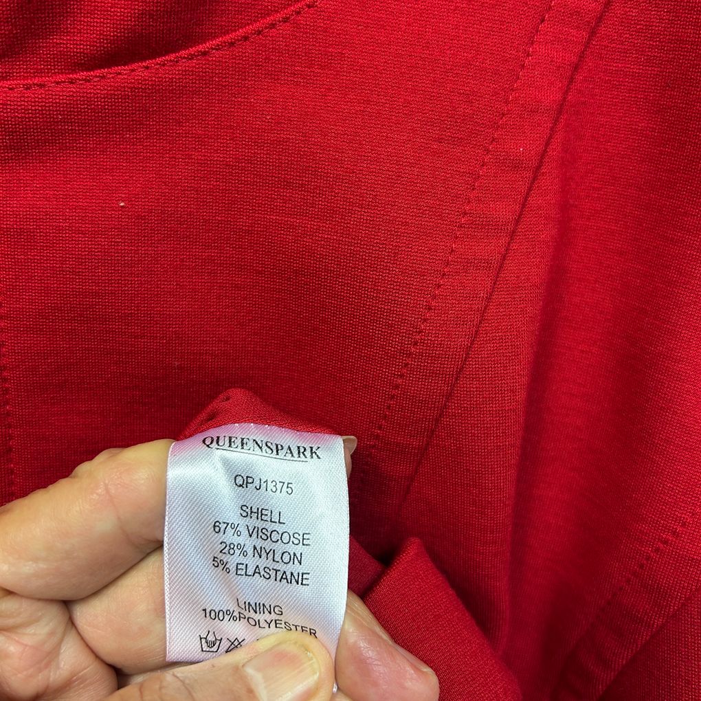 Queenspark Red Jacket - Size XL