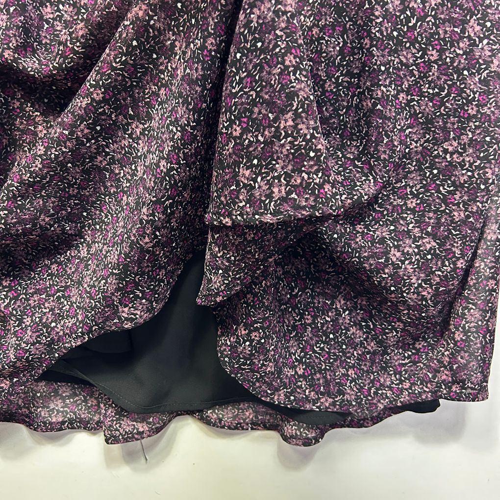 Decjuba Purple Floral Dress - Size L