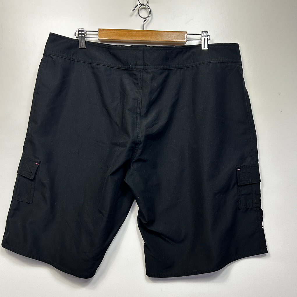 Target Black Floral Board Swim Shorts - Size 18