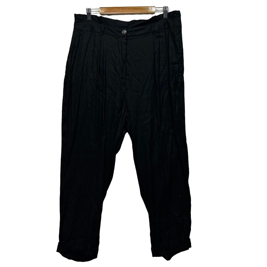 Preview Black Linen Pants - Size 18