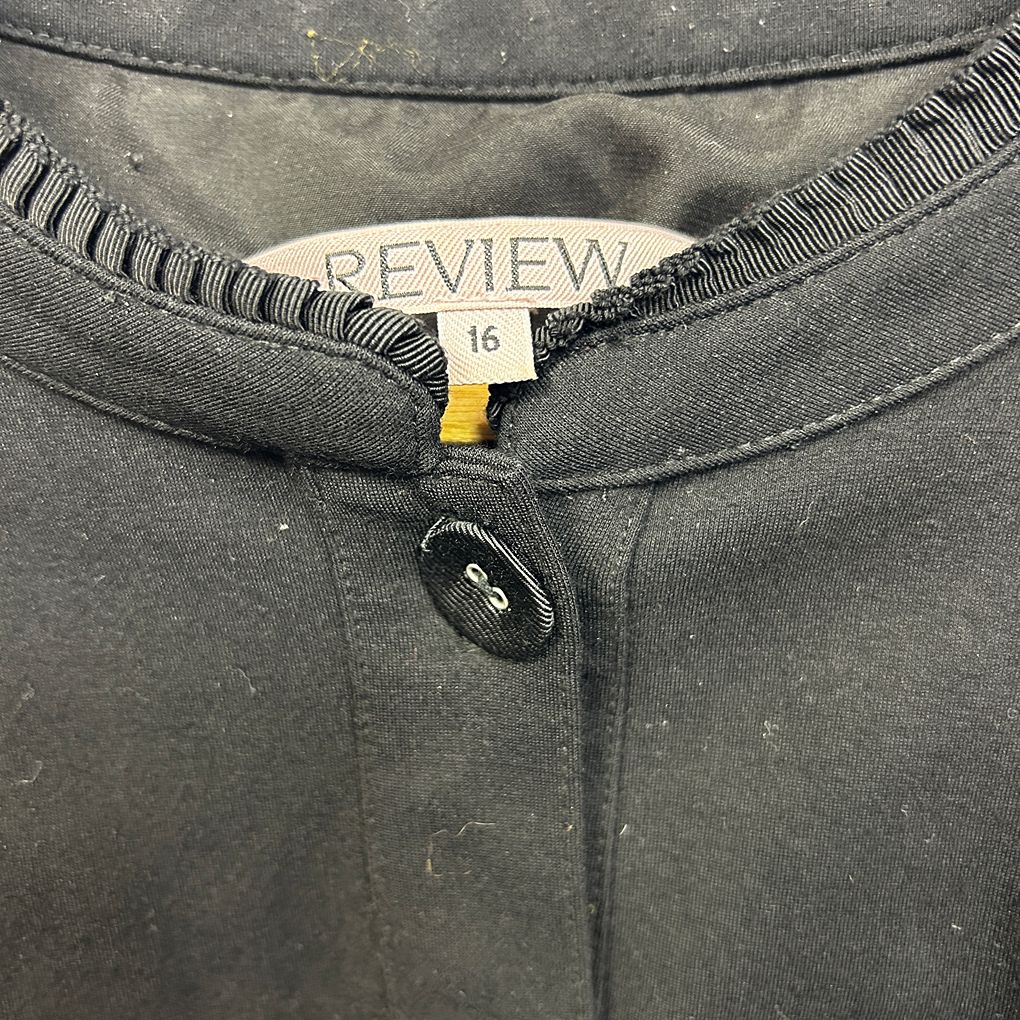 Review Black Peplum Jacket - Size 16
