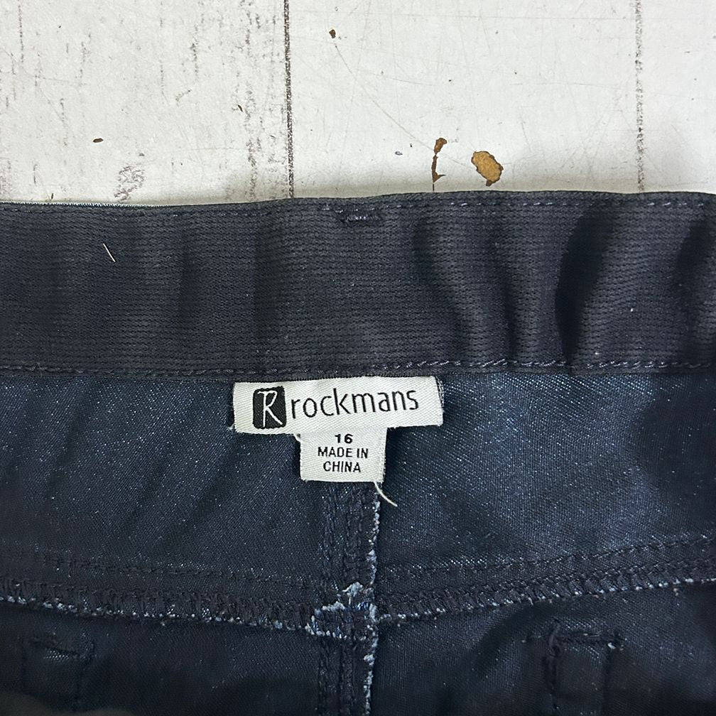 Rockmans Blue Capri Jeans - Size 16