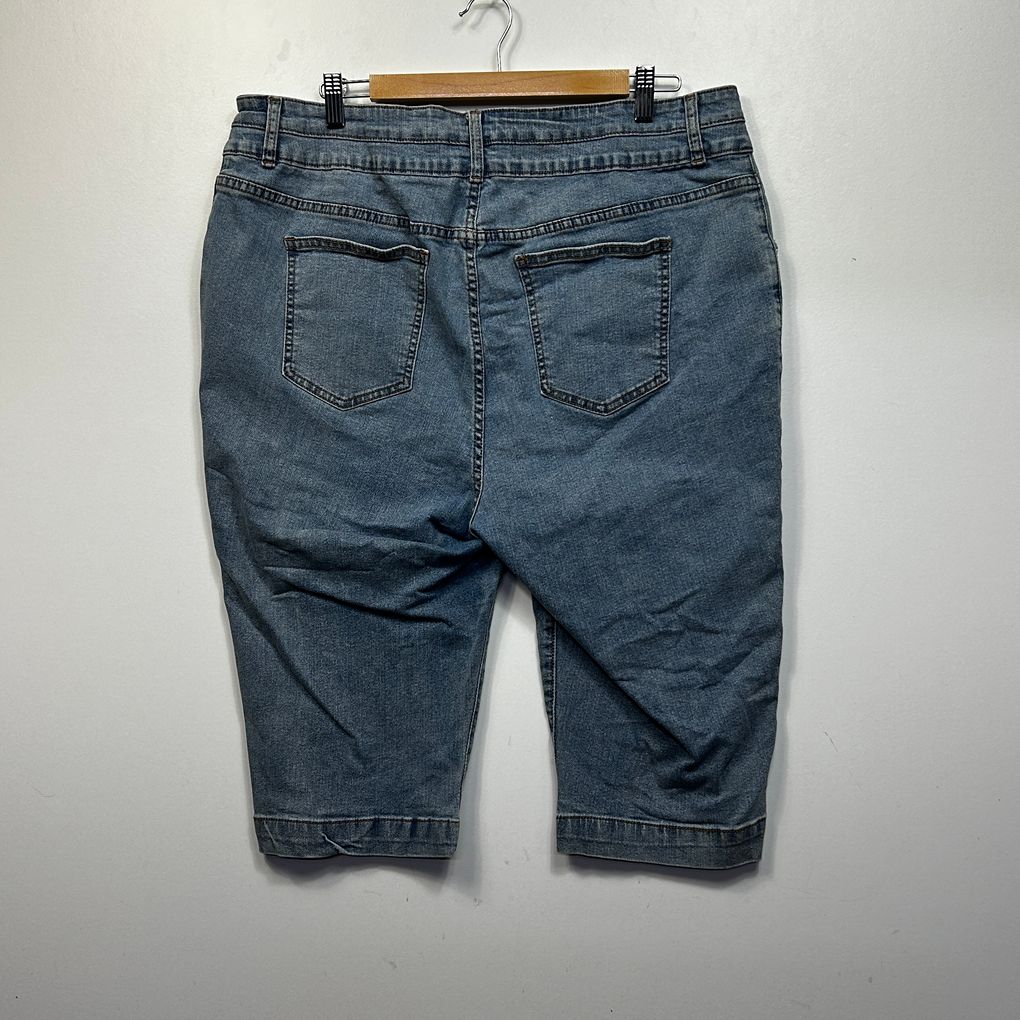 You + All Blue Plus Size Denim Shorts - Size 20