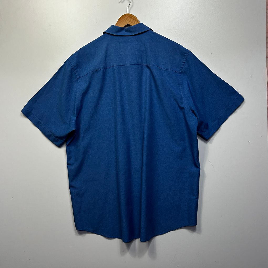 DBK Blue Short Sleeve Mens Shirt - Size 3XL