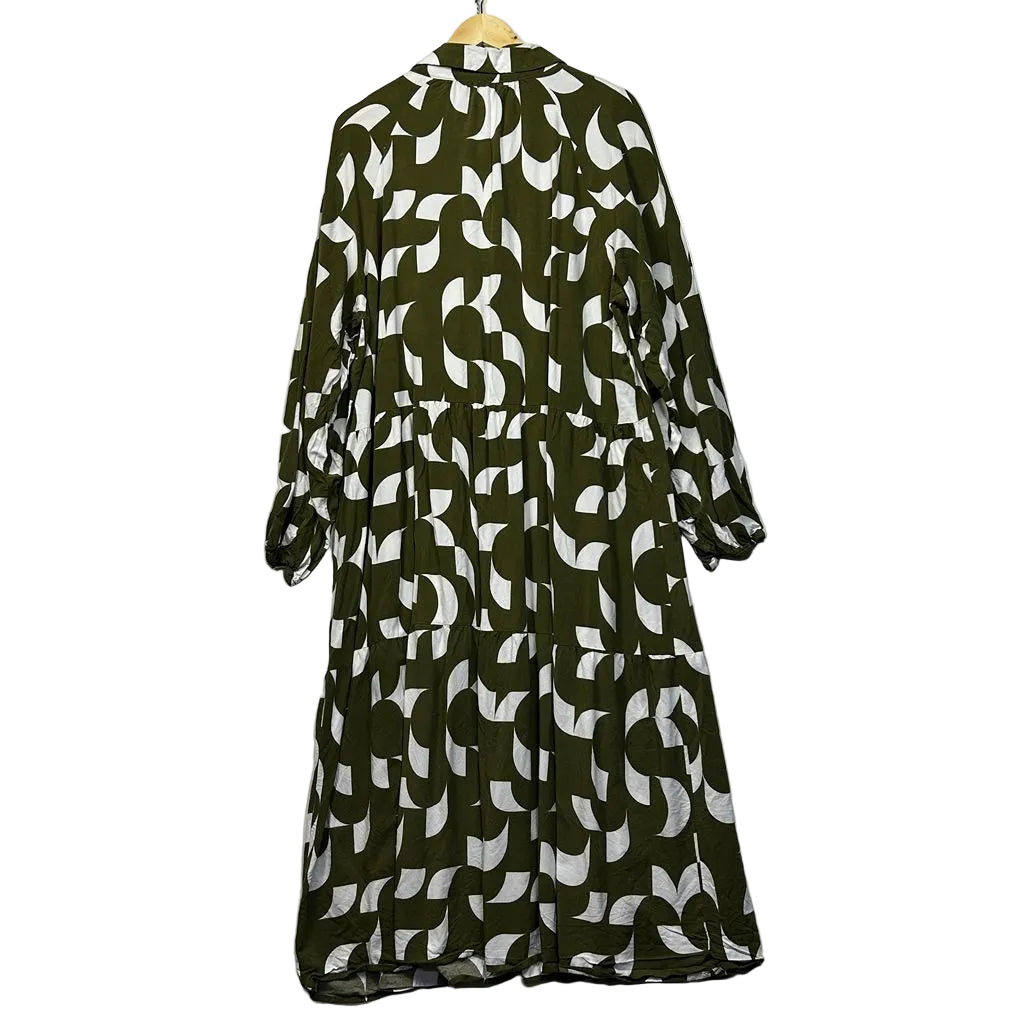 Ed.it.ed Green Plus Size Tiered Dress - Size 20