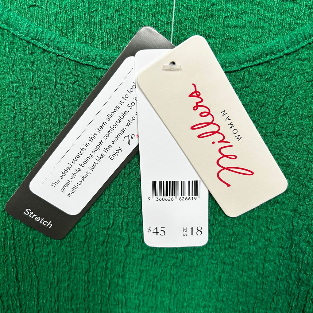 Millers Green Top - Size 18