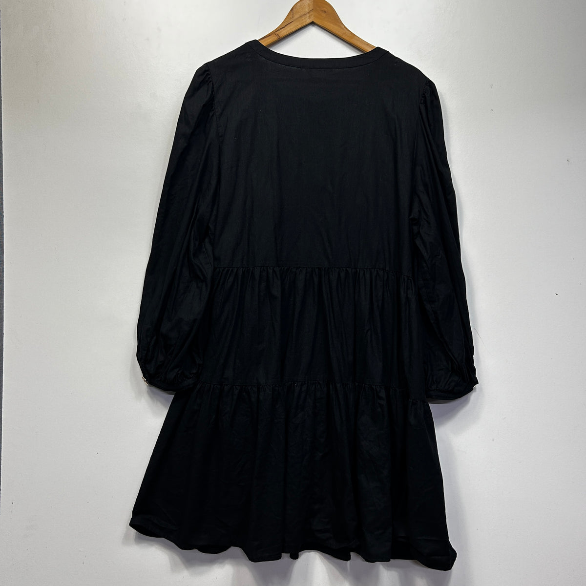 Gorman Black Plus Size Linen Dress w Pockets - Size 20