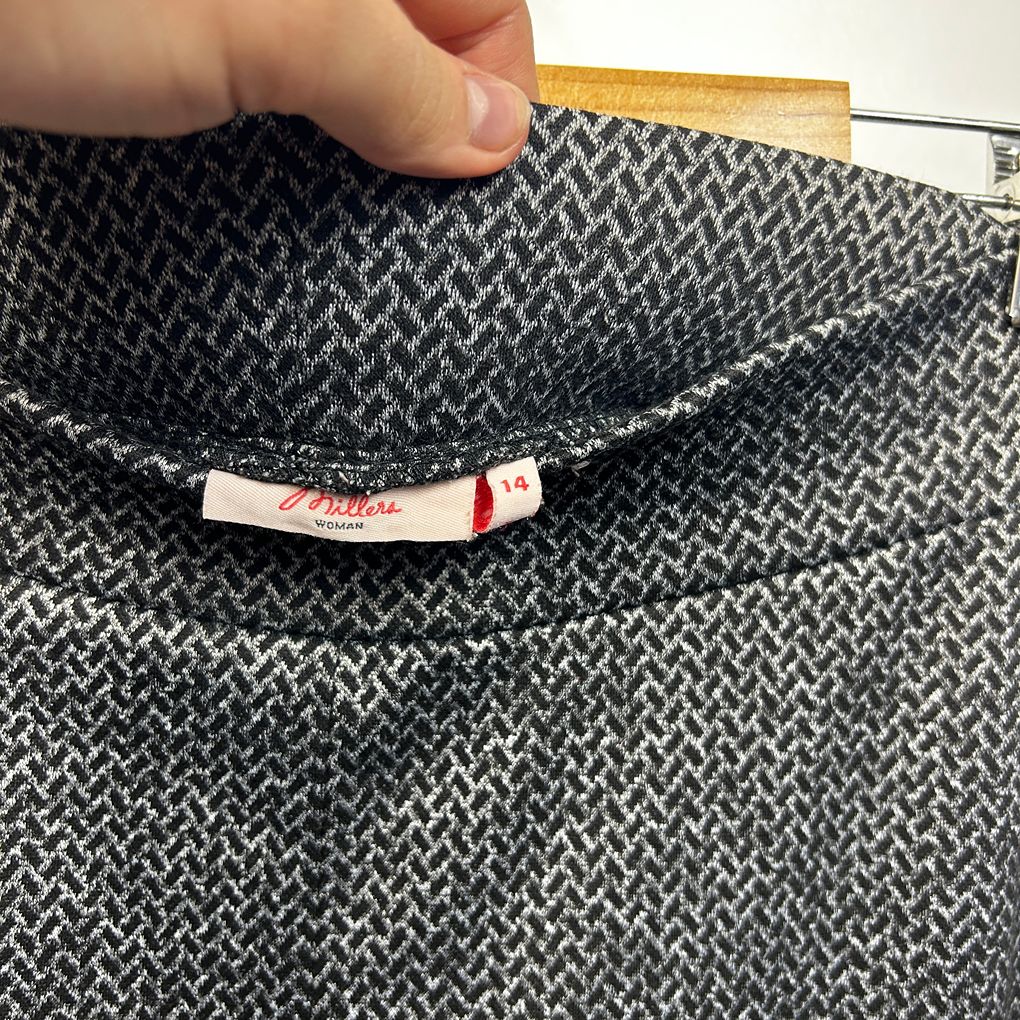 Millers Grey Patterned Pants - Size 14