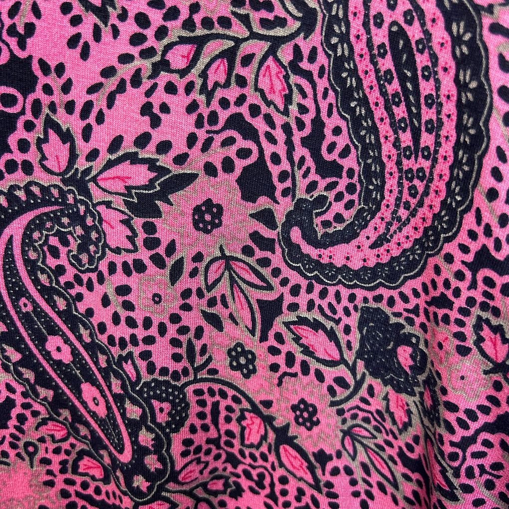 Beme Pink Paisley Long Sleeve Top - Size 20/L