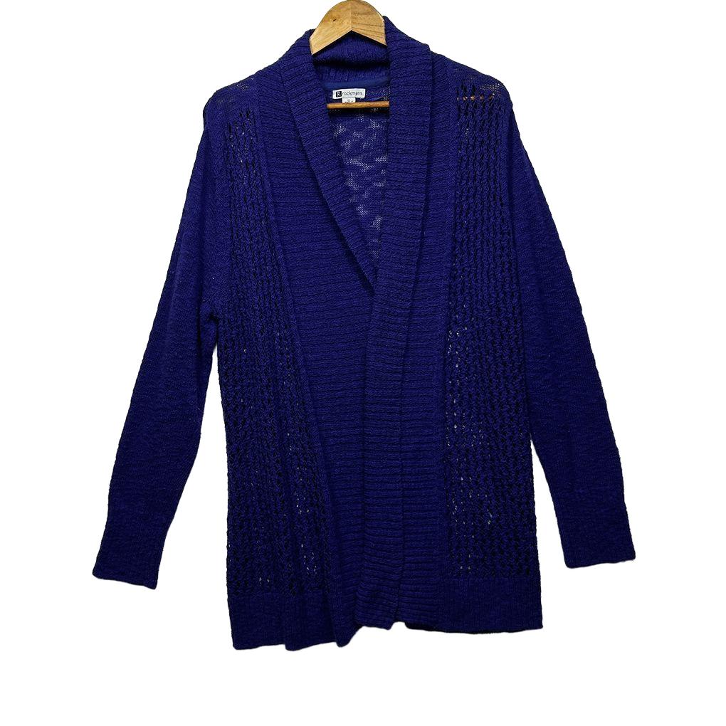 Rockmans Blue Cardigan - Size XL