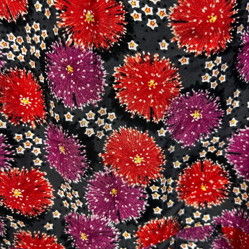 Regatta Black Floral Cotton Top - Size 22