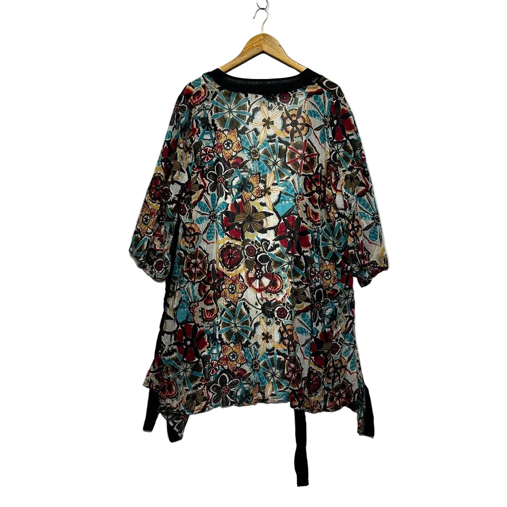 Taking Shape Multicoloured Plus Size Kimono - Size 20