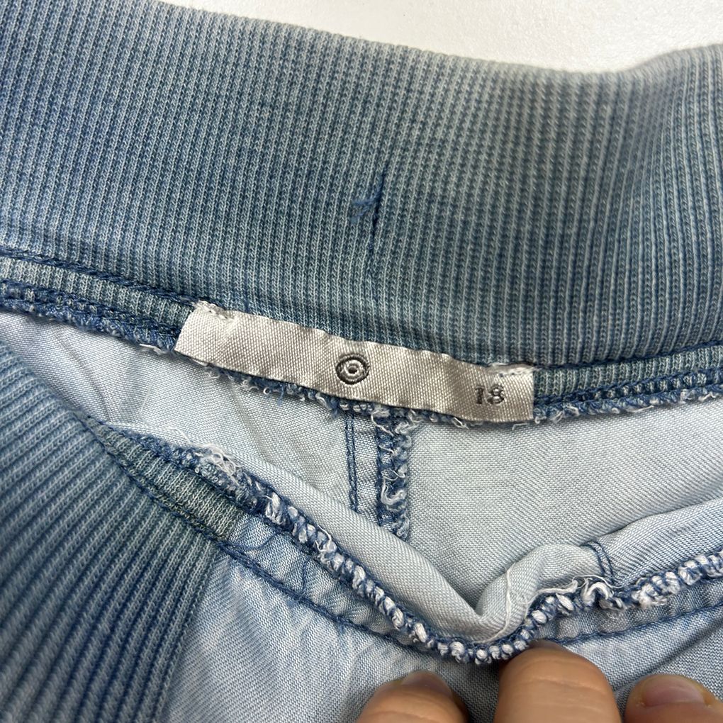Target Light Blue Chambray Plus Size Joggers - Size 18