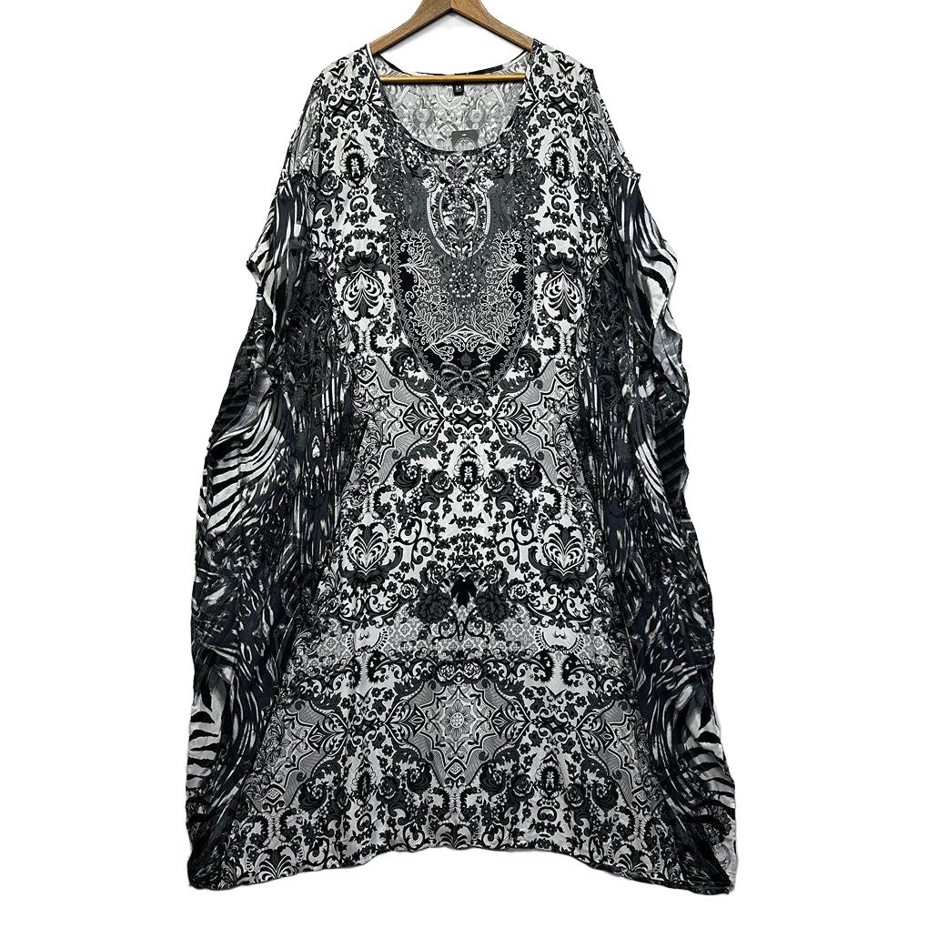 Autograph Embellished Kaftan Dress - Size 24