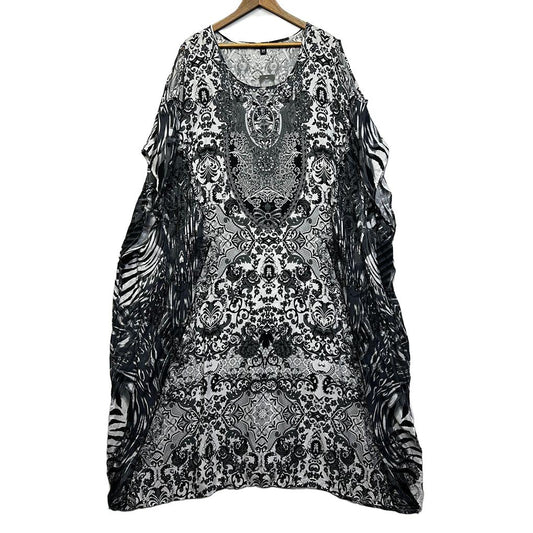Autograph Embellished Kaftan Dress - Size 24