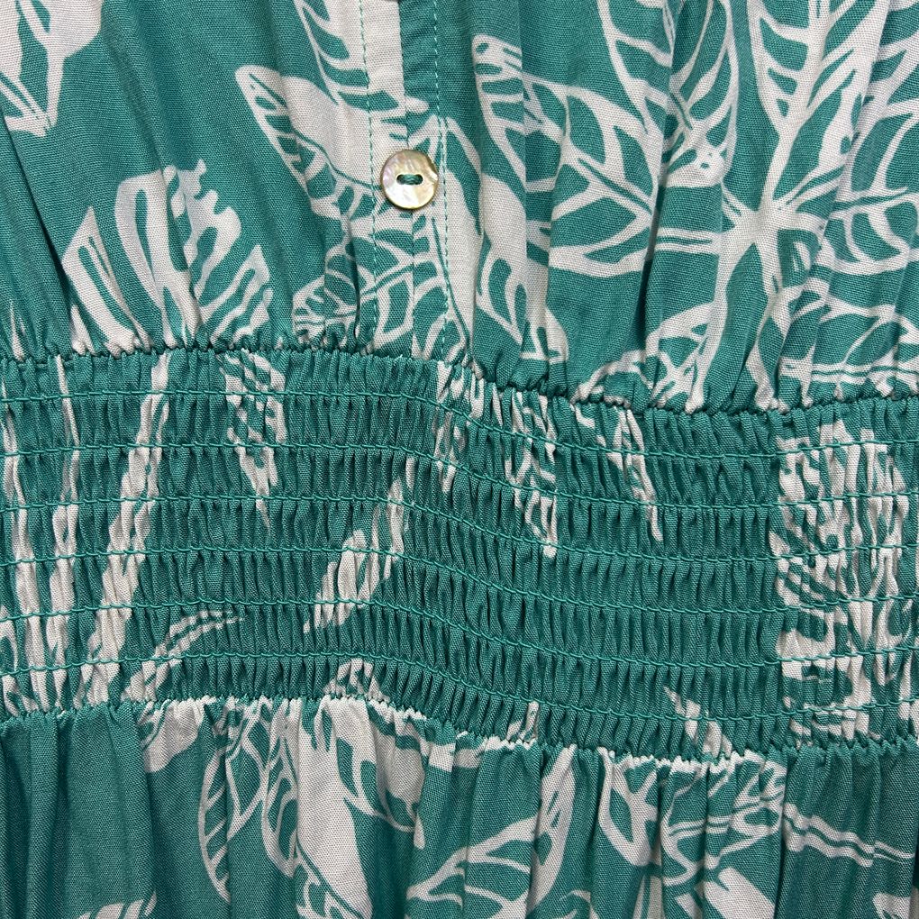 Target Curve Green Print Dress - Size 16