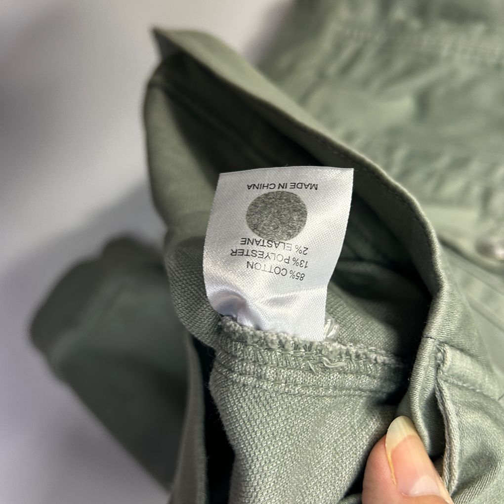 Virtuelle Khaki Cotton Jacket - Size 22
