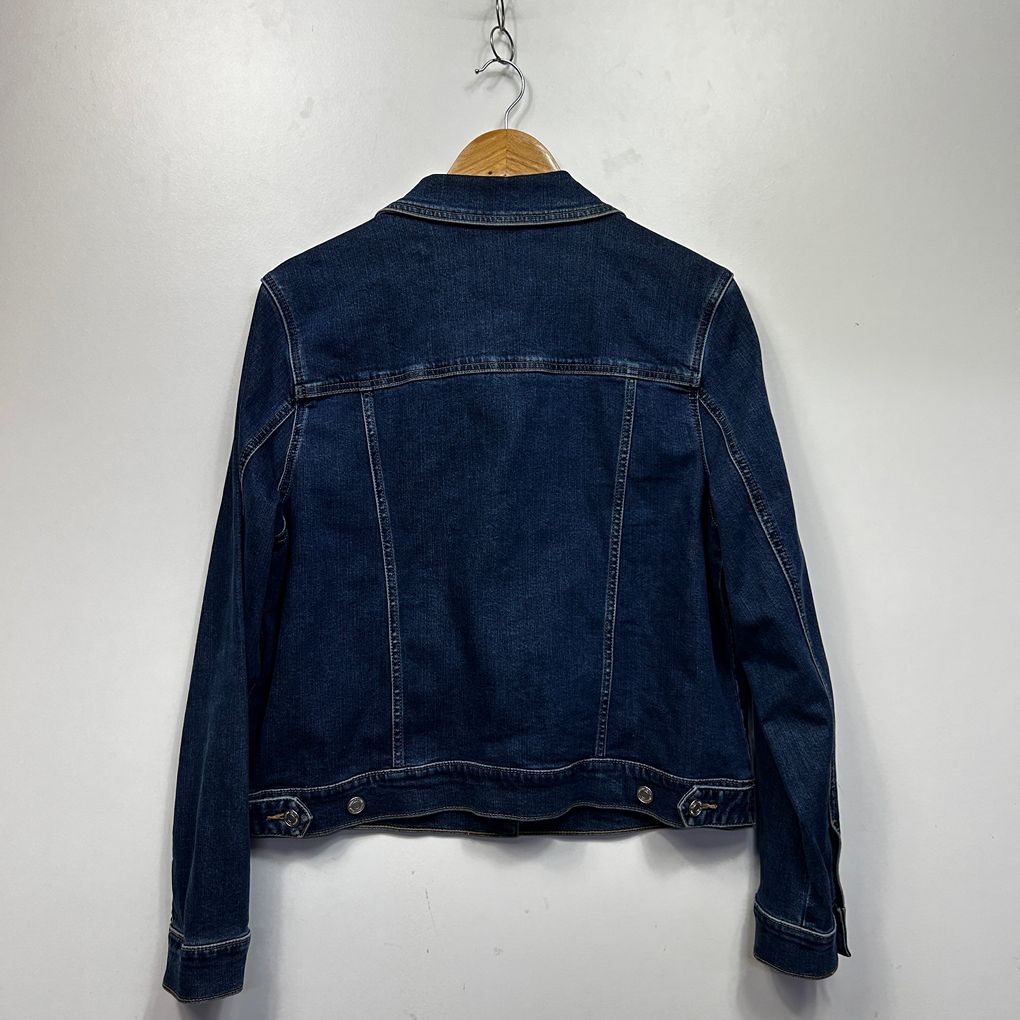 Sussan Blue Dark Wash Denim Jacket - Size 16