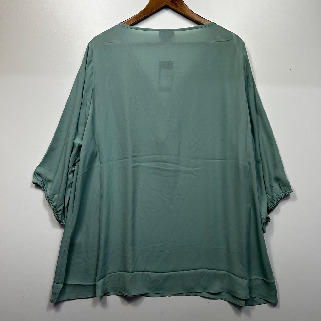 City Chic Green Top - Size 24/XXL