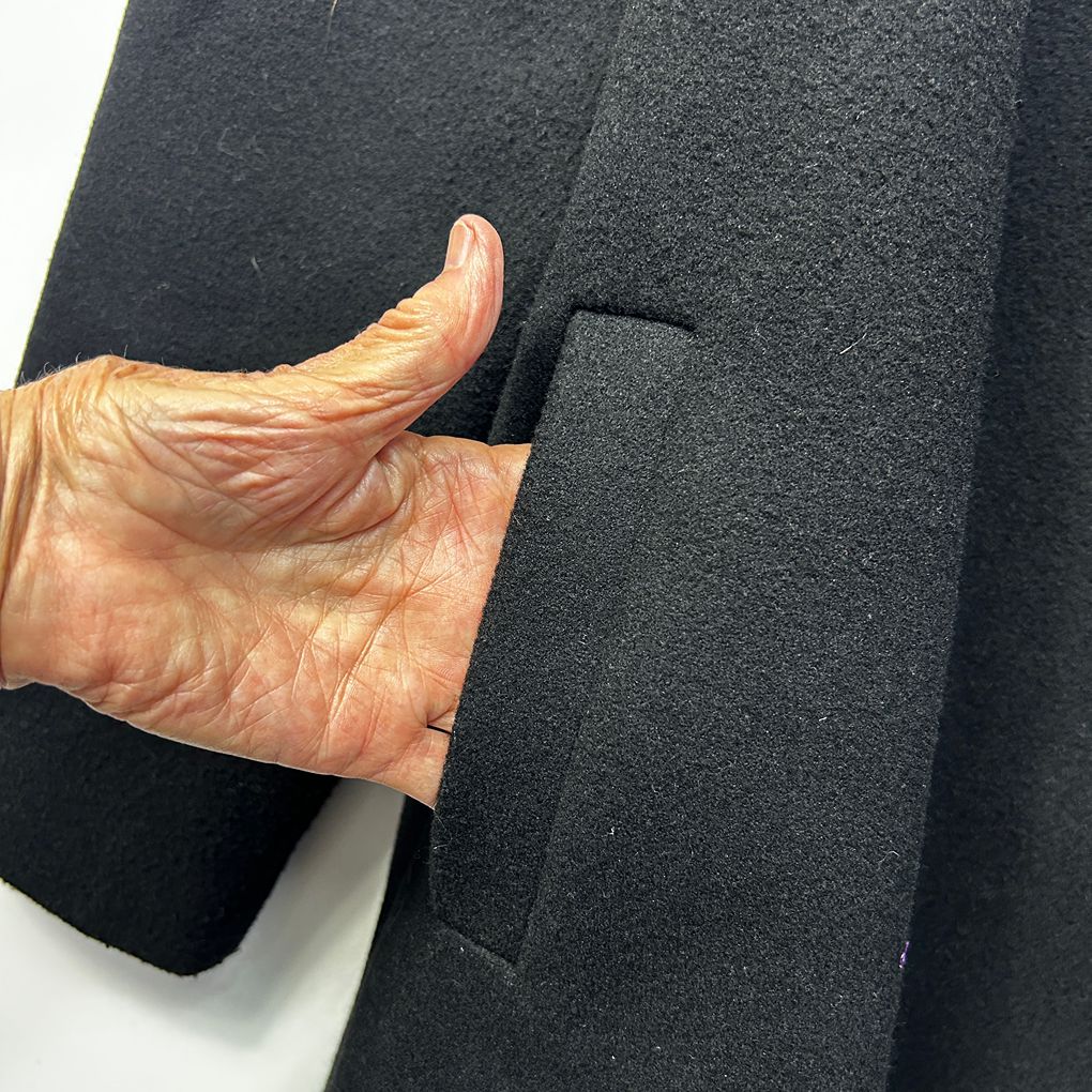 Forever New Black Coat - Size 16