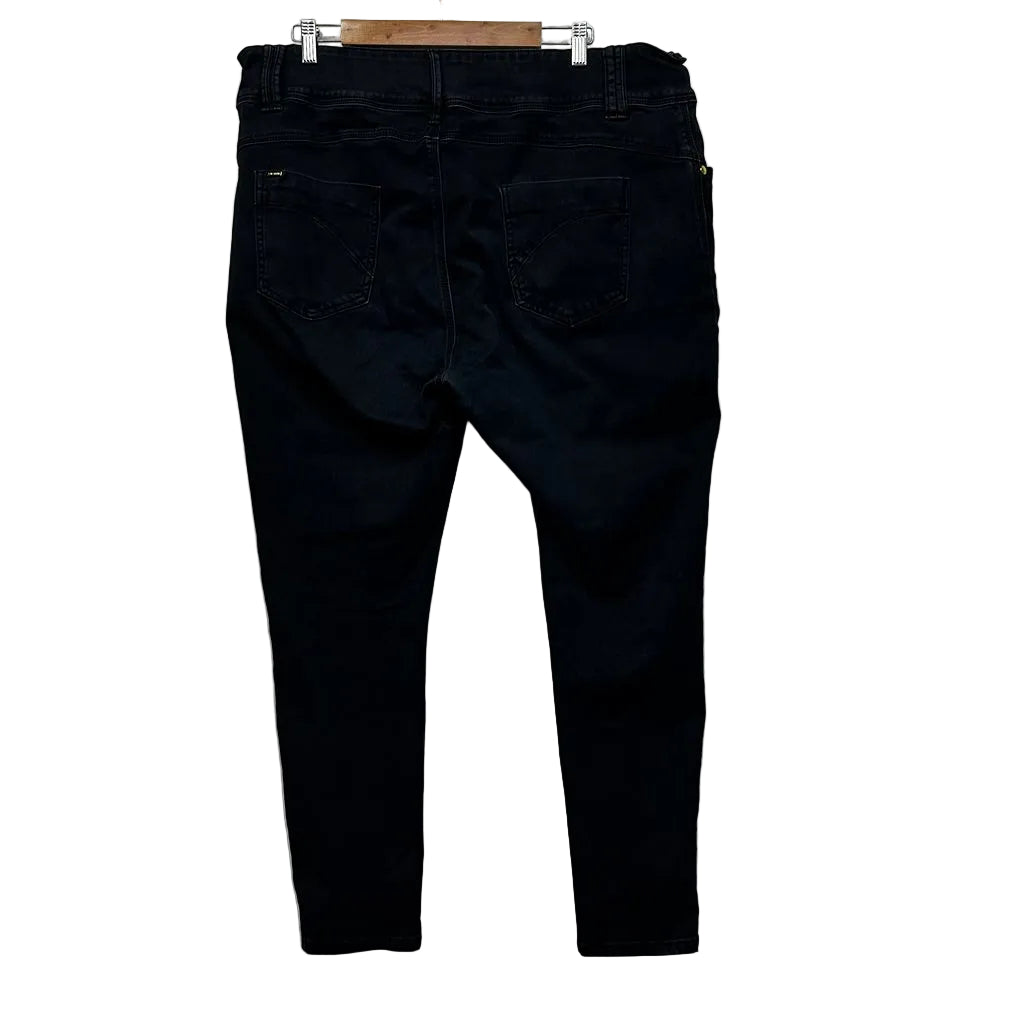 City Chic Black Asha High Rise Skinny Jeans - Size 20S