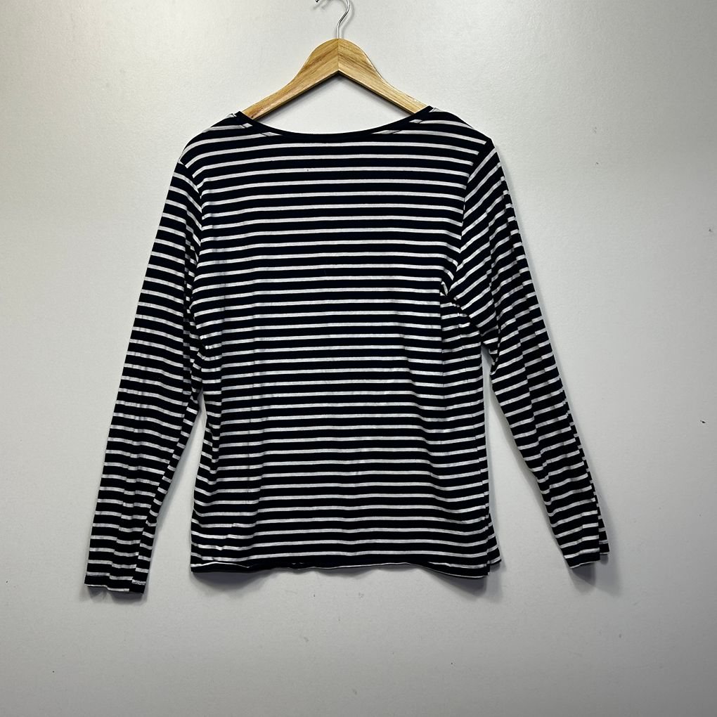 Anko Navy Plus Size Cotton Top - Size 18