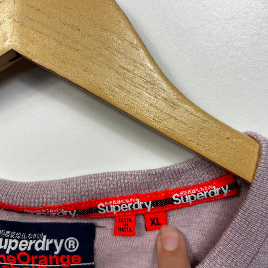 Superdry Lilac Womens T-Shirt - Size XL